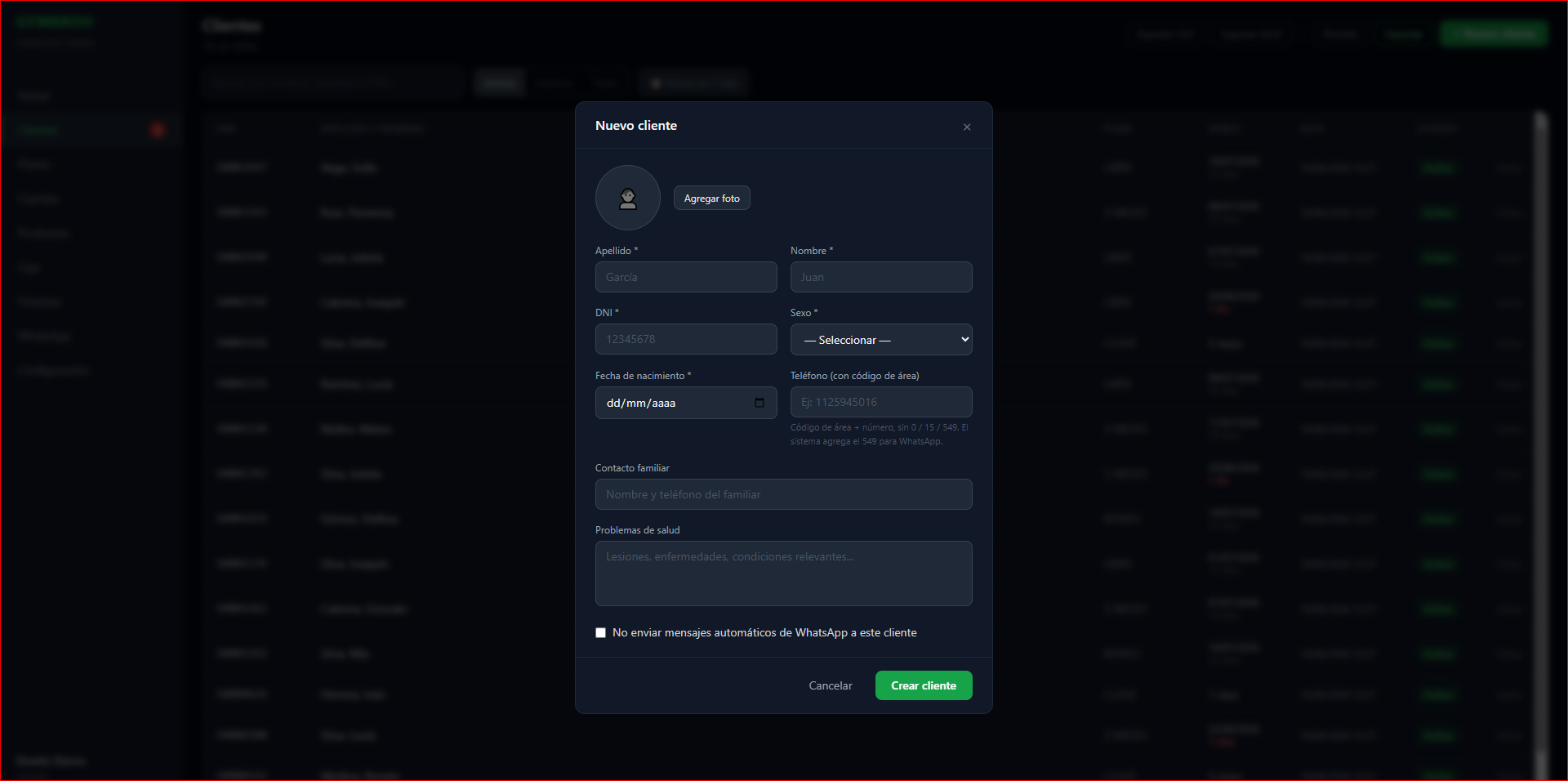 Pantalla 2 de GymBroh Acceso
