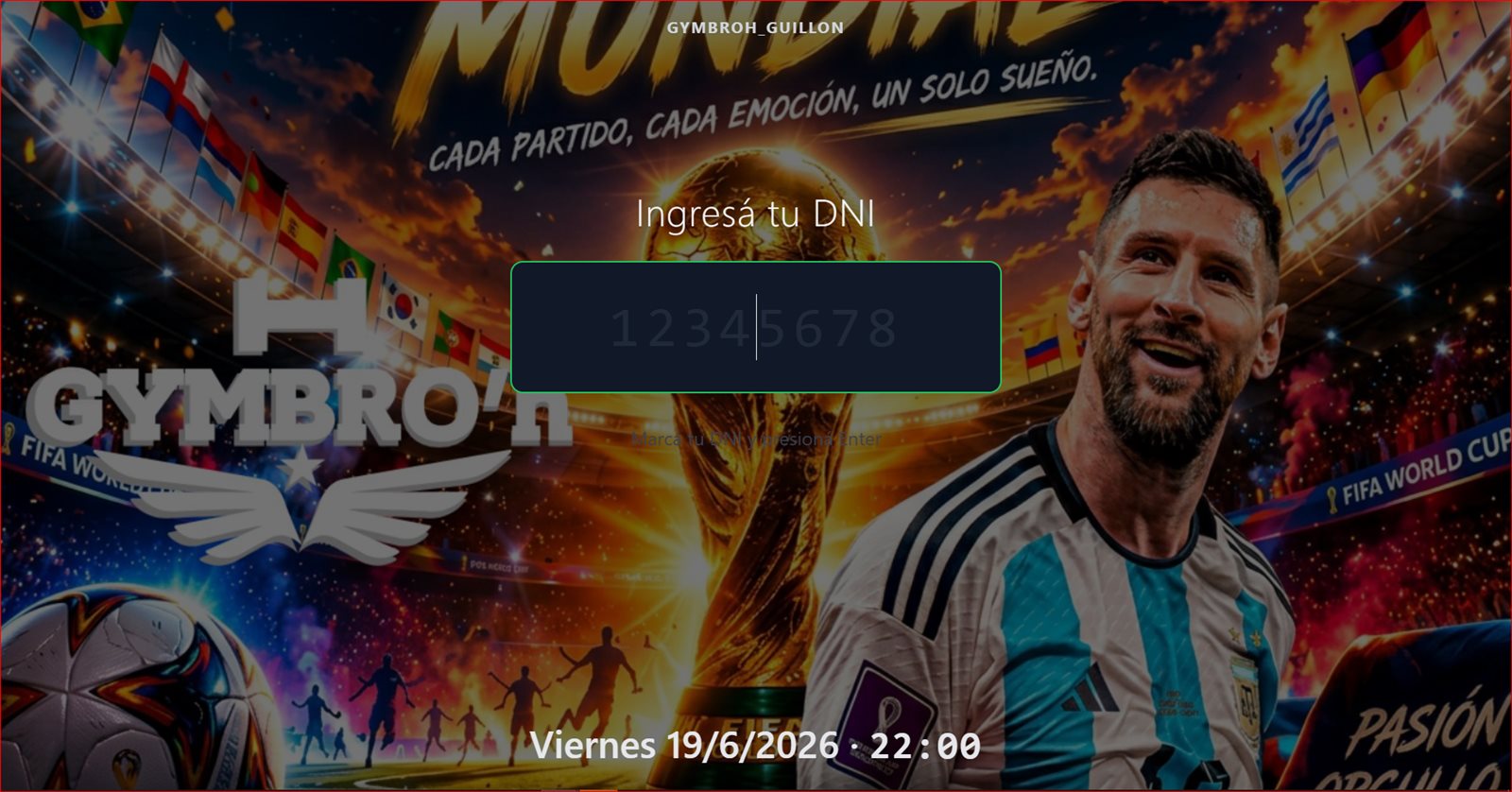 Pantalla 3 de GymBroh Acceso